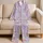 Cute Cat And Bear Faces For Cozy Spring Lounging And Sweet Weekend Morning Relaxation Satin Pajamas Set - 5