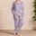 Cute Cat And Bear Faces For Cozy Spring Lounging And Sweet Weekend Morning Relaxation Satin Pajamas Set - 4