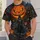 Glowing Jack-O'-Lantern And Victorian Vampire Halloween Party Spooky Night Gathering All-over Print Unisex T-shirt - 6