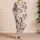 Cute Cat Faces with Bows and Sunglasses for Cozy Nights and Weekend Lounging Gifts Satin Pajamas Set - 4