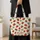 Strawberry Motif Summer Companion for Beach Days, Picnics, and Weekend Getaways Quilted Tote Bag - 4