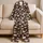 Playful Cat Faces for Cozy Weekend Lounging and Thoughtful Gifts for Cat Lovers Satin Pajamas Set - 5