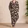 Playful Cat Faces for Cozy Weekend Lounging and Thoughtful Gifts for Cat Lovers Satin Pajamas Set - 4