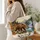 Brown Bear Forest Cabin Waterfall Scenery for Camping and Hiking Getaways Outdoors Quilted Tote Bag - 3