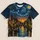 Swirling Starry Sky Over Canal Town For Evening Strolls And Artful Escapes All-over Print Unisex T-shirt - 5