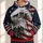 Bald Eagle and Star-Spangled Colors for Independence Day and Outdoor Adventure Wear All-over Print Hoodie (Lightweight) - 1