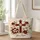 Burgundy Cross and Ivory Florals for Sunday Worship and Faithful Everyday Gift Giving Quilted Tote Bag - 1