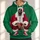 Cool Santa Figure in Red Velvet for Christmas Parties and Casual Winter Holiday Wear All-over Print Hoodie (Lightweight) - 1