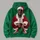 Cool Santa Figure in Red Velvet for Christmas Parties and Casual Winter Holiday Wear All-over Print Hoodie (Lightweight) - 5