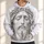 Monochrome Crown Of Thorns Portrait For Quiet Faith And Everyday Spiritual Lifestyle All-over Print Hoodie (Lightweight) - 1