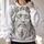 Monochrome Crown Of Thorns Portrait For Quiet Faith And Everyday Spiritual Lifestyle All-over Print Hoodie (Lightweight) - 2