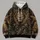 Golden Lion and Botanical Flourishes for Bold Everyday Wear and Vintage Animal Style All-over Print Hoodie (Lightweight) - 4