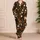 Halloween Bats, Black Cats & Jack-o'-Lanterns for Cozy October Nights and Witchy Gifts Satin Pajamas Set - 4