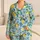 Watercolor Lemon Botanicals for Relaxing Summer Mornings and Elegant Gifts for Her Satin Pajamas Set - 1