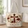 Burgundy Cross and Ivory Florals for Worship, Travel and Everyday Faithful Style Quilted Tote Bag - 1