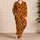 Halloween Pumpkins, Witch Hats and Bats for Cozy October Nights and Seasonal Gifting Satin Pajamas Set - 4