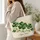 Vintage Green Clover Motif for St Patrick’s Day Celebrations and Everyday Irish Style Quilted Tote Bag - 3