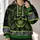 Green Skull Soldier Emblem for Outdoor Workwear and Tactical Casual Style All-over Print Hoodie (Lightweight) - 2