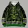 Green Skull Soldier Emblem for Outdoor Workwear and Tactical Casual Style All-over Print Hoodie (Lightweight) - 4