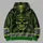 Green Skull Soldier Emblem for Outdoor Workwear and Tactical Casual Style All-over Print Hoodie (Lightweight) - 5