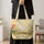 White Goose in a Wildflower Meadow for Cottagecore Garden Lovers and Nature Gifts Quilted Tote Bag - 4
