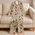 Papaya And Berry Fruit Motifs For Relaxing Tropical Summer Evenings Satin Pajamas Set - 5