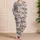 Skull Butterfly and Blush Blossom Motifs for Gothic Cottagecore Evenings at Home Satin Pajamas Set - 4