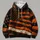 Wavy Orange And Black Flag With Vintage Script For Commute And Outdoor Casual Wear All-over Print Hoodie (Lightweight) - 4