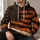 Wavy Orange And Black Flag With Vintage Script For Commute And Outdoor Casual Wear All-over Print Hoodie (Lightweight) - 6