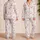 Pink Flamingos with Happy-Day Doodles for Cheerful Summer Lounging and Gifting Satin Pajamas Set - 2