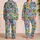 Colorful Botanical Blooms for Relaxed Evenings and Cheerful At-Home Style for Her Satin Pajamas Set - 2