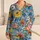 Colorful Botanical Blooms for Relaxed Evenings and Cheerful At-Home Style for Her Satin Pajamas Set - 1