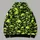 Neon Green Skull Motif for Bold Streetwear Looks and Alternative Casual Style All-over Print Hoodie (Lightweight) - 5