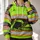 Fluorescent Excavator Workwear for Construction Sites and Outdoor Projects All-over Print Hoodie (Lightweight) - 2