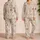 Blush Rabbit and Wildflower Garden for Cozy Springtime Lounging and Relaxed Evenings Satin Pajamas Set - 2