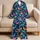 Colorful Dinosaur Night Sky Motifs for Cozy Summer Evenings and Travel Satin Pajamas Set - 5