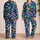 Colorful Dinosaur Night Sky Motifs for Cozy Summer Evenings and Travel Satin Pajamas Set - 2