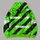 Neon Green Star Field and Distressed Stripes for Bold Outdoor Workwear Everyday Style All-over Print Hoodie (Lightweight) - 5