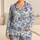 Blue Toile Garden Scenes for Quiet French-Inspired Evenings and Relaxed At-Home Living Satin Pajamas Set - 1