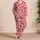 Pink Cherry Motifs for Sweet Spring Summer Lounging and Cozy Home Days Satin Pajamas Set - 4