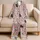 Whimsical Kittens, Wildflowers And Butterflies For Cozy Springtime Lounging At Home Satin Pajamas Set - 5