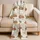 Sleeping Bear Cozy Winter Nights Gift for Cute Animal Lovers and Relaxed Home Evenings Satin Pajamas Set - 5