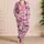 Cute Kitten Faces and Paw Hearts for Cozy Nights at Home, a Sweet Gift for Cat Lovers Satin Pajamas Set - 4
