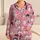 Cute Kitten Faces and Paw Hearts for Cozy Nights at Home, a Sweet Gift for Cat Lovers Satin Pajamas Set - 1