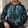 Pirate Shipwreck in Hidden Sea Cave for Dark Adventure Outings and Coastal Explorers All-over Print Hoodie (Lightweight) - 6