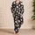 Black, Gray & White Kitten Faces for Cozy Cat-Lover Nights and Sweet Gift Giving Satin Pajamas Set - 4