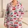 Cherry And Pink Bow Motifs For Cozy Evenings And Relaxed Weekend Lounging Satin Pajamas Set - 1
