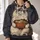 Crowned Cat With Orange Bowl For Whimsical Fantasy Fans And Cozy Everyday Wear All-over Print Hoodie (Lightweight) - 2