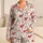 Heart Arrows and Champagne Flutes for Romantic Celebrations and Cozy Evenings at Home Satin Pajamas Set - 1