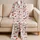 Heart Arrows and Champagne Flutes for Romantic Celebrations and Cozy Evenings at Home Satin Pajamas Set - 5